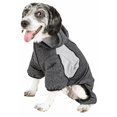 thumbnail image 2 of Pet Life Active 'Fur-Breeze' Sudadera con capucha de cuerpo completo de dos tonos elástica en 4 direcciones Heathered Performance, 2 of 8