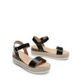 thumbnail image 3 of DREAM PAIRS Women's Platform Espadrilles Wedge Sandals, Comfortable Open Toe One Band Sandals for Women Dressy Casual Summer, 3 of 6
