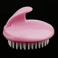 thumbnail image 3 of Silicona Cuero cabelludo Masaje Champú Cepillo Cabeza Masajeador Ducha Limpieza Peine para el cabello Rosado Zulema Masajeador de cabello Peine de cepillo, 3 of 8