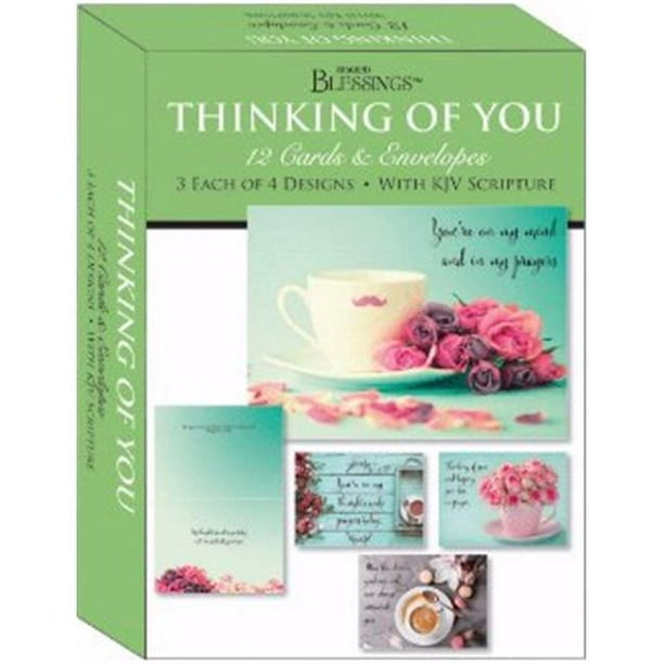 CardBoxedShared BlessingsThinking Of You Gentle Thoughts (Box Of 12
