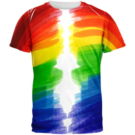 Color Me Gay Lesbian Pride All Over Mens T Shirt (Find Me A Gay Best Friend)