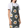 thumbnail image 4 of Pofeuu Cute Poached Eggs Print Aprons with Pockets, Cute Aprons for Kitchen, Cooking, Server, Barber, Chef Apron, 4 of 7