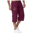 thumbnail image 1 of Zszcpp Work Pants Men Circle Print Loose Holiday Ankle Length Jogging Going Out Athletic Relaxing Lounge Trousers Casual Trouser, 1 of 4