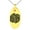 Gold, variant on Stainless Steel Letter D Initial 3D Cube Box Monogram Engraved Small Oval Charm Pendant Necklace