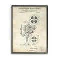 thumbnail image 2 of Stupell Industries Motion Picture Projector Patent Design Blueprint Diagram Framed Wall Art, 11 x 14, Design by Karl Hronek, 2 of 5