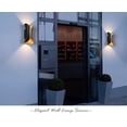 thumbnail image 3 of Aplique de pared moderno de 6 W para interior y exterior, de metal, con iluminación vertical, blanco cálido, ideal para dormitorio, hogar, pasillo y sala de estar., 3 of 4