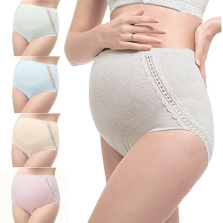 

Tejiojio Maternity/Labor/Nursing Clothing Clearance Pregnant Womans High Waist Woman Underwear Adjustable Lace Female Panties