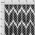thumbnail image 2 of oneOone Polyester Spandex Black Fabric Leaves Sewing Material Print Fabric By The Yard 56 Inch Wide-6W, 2 of 6