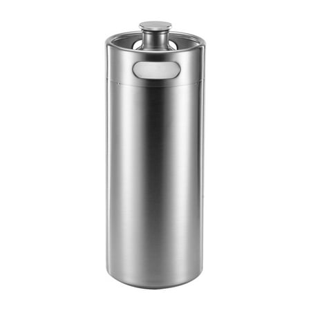 

Stainless 4L Growler Keg Beer Growler Top Lid Beer Bottle Home Brewing Making Bar Tool
