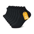thumbnail image 1 of Chenchen Mens 98% Cotton Cushioned Ankle Socks, Moisture-wicking Breathable Mesh Athletic Running Socks, 1 of 1