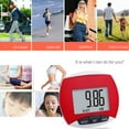 thumbnail image 1 of LJNYFDC Digital Pedometer Digital Pedometer High Clearly Accurate Reading Sensitive Touch Button Electronic Large Screen Pedometer Running Use 1 Set, 1 of 6
