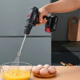 thumbnail image 2 of Aulonda Cordless Hand Blender,Drill Mixer,21V 1500mAh Electric drill mixer with Egg Whisk, Dough Hook and Beater, 2 of 7