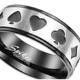 thumbnail image 2 of Band Ring Men's Stainless Steel 8mm King of Kings, 2 of 6
