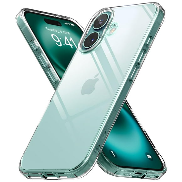 Funda para teléfono Ringke Fusion compatible con iPhone 16, transparente