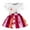 Red, variant on Icvfdpl Toddler Outfits For Girls Simple Moon Rose Short Sleeved T Sleeves + Rose Skirt 2 Piece Set Casual 18-24 Months