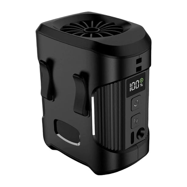 Small Belt Fan Waist Clip Fan Wearable Cooling Fan Rechargeable Fan 4000mAh Battery Suitable for Office and Home Use