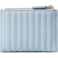 thumbnail image 5 of Cartera pequeña para niñas y mujeres Cartera triple Bolsillo en efectivo Tarjetero Monedero con ventana de identificación elegante juvenil y lindo- -flores-azul 11.5*9*2.5cm, 5 of 5