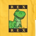 thumbnail image 3 of Toy Story 4 - Type Block Rex - Men's Short Sleeve Graphic T-Shirt, 3 of 5