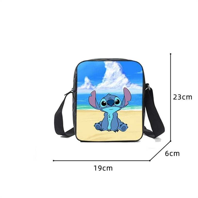3PCS Fashion Cute Stitch Backpack Children Bookbag School Backpack