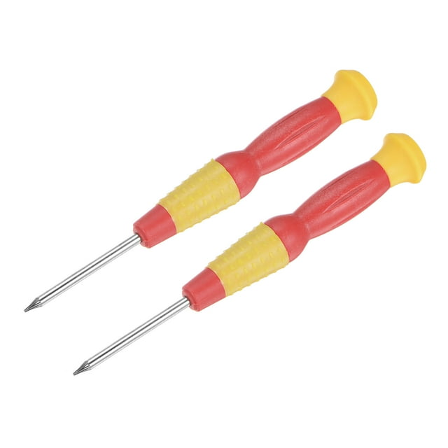 Unique Bargains Precision Torx Screwdriver, T2 Star Head for Watch Eyeglasses Electronics Repair, 2 Pack