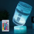thumbnail image 1 of Control remoto de luz nocturna oso de fresa 3D 16 colores, 1 of 5