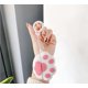 thumbnail image 4 of Funda de gato para Apple Airpods 1 y 2, linda funda de silicona con diseño de pata de gato, divertida funda kawaii para niñas, niños y adolescentes., 4 of 5