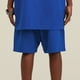 thumbnail image 5 of Pantalones cortos deportivos informales de verano para hombre y mujer, pantalones cortos deportivos azules para gimnasio, pantalones cortos holgados para correr, senderismo y jogging con, 5 of 6