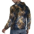 thumbnail image 3 of Bingfone Watercolor Snake Skin Men'S Drawstring Hoodie Long Sleeve Pocket Sweatshirts-4x-Large, 3 of 9