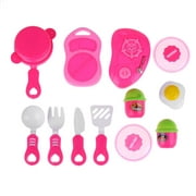HonHaione Children DIY Beauty Kitchen Cooking Toy Role Play Toy Set Pink
