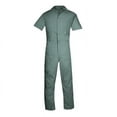 thumbnail image 4 of Big Bill 405 Lightweight Poplin Short-Sleeve Work Coverall-Post Blue-Regular-XL, 4 of 4