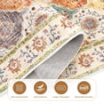 thumbnail image 5 of MJIAexp 3'x5' Moroccan Bedroom Rug Washable Vintage Boho Area Rug Non-Slip Accent Throw Rug Stain Resistant Floor Carpet for Kitchen Entryway Bathroom Living Room Office Boho Multi-color, 5 of 8