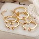 thumbnail image 5 of HomeKingdee 7 Pcs Astral Ring Set - Fashion Alloy Gold Color​ Starry Knuckle Rings for Women Wedding Party Jewelry Gifts, 5 of 5