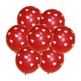 thumbnail image 3 of Juego de 50 globos de látex con forma de corazón para San Valentín. Bola Roja Corazón Blanco, 3 of 9