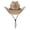 Natural, variant on Chihuahua Western Palm Leaf Cowboy Hat (Men)