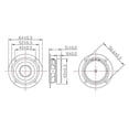 thumbnail image 5 of 2Pcs Portable Full Range Speakers 4 Ohm 3W Sound Music Theater Loudspeaker, 5 of 5