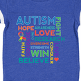thumbnail image 4 of Inktastic Autism Support slogan Boys or Girls Baby Bodysuit, 4 of 5