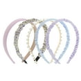 thumbnail image 1 of Accesorios para el cabello de flores Unique Bargains 1 Set para mujeres en beige y azul, 1 of 5