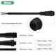 thumbnail image 3 of Uxcell 5-Set Conector Eléctrico Impermeable, Cable de 2 Pines de 7.9 In/20 cm con Conectores Macho y Hembra IP67 para Luces de Tira LED [Negro], 3 of 7
