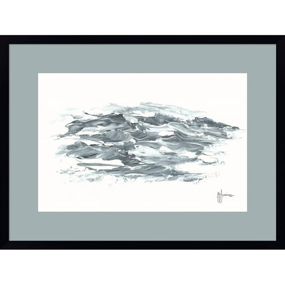 Great Art Now Turbulent Waters I by Georgia Janisse, Framed Wall Art, 24W x 18H
