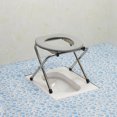 thumbnail image 6 of U.S. Outdoor Portable Folding Toilet with Stainless Steel Frame, 6 of 6