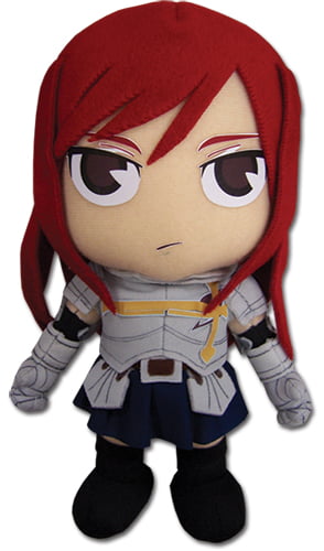 REAL NEW  Great Eastern Fairy Tail 7.5" Erza GE-6970 Stuffed Plush Doll Toy 