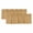 Ochre, variant on 2 Pack Valances for Windows 54 x 18 Inch, Indigo Blue Solid Color Decorative Kitchen Curtain Valance, Minimalist Vintage Linen Texture Rod Pocket Short Curtains Window Treatment for Bathroom/Cafe