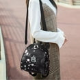 thumbnail image 4 of Women Fashion Nylon Oxford Starry Pattern Backpacks Waterproof Star School Bags, 4 of 6