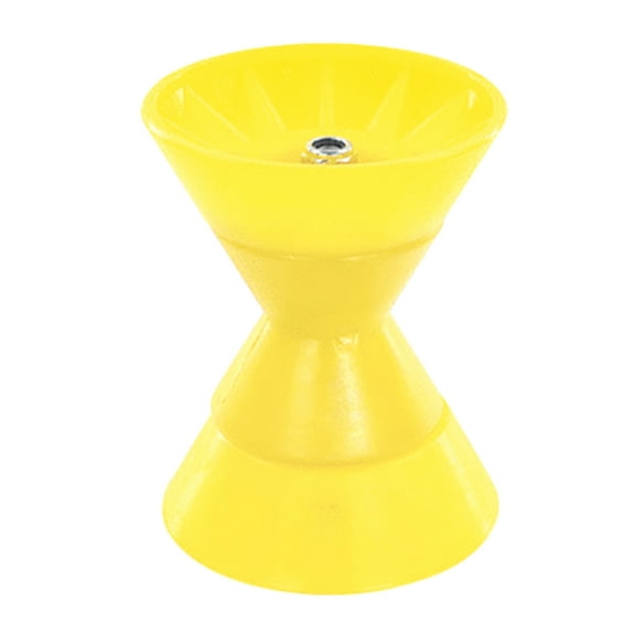3in/4in Roller for Trailer Bracket Easy Installation Rubber Roller Trailer Stop with 1/2in Shaft Boat Accessory