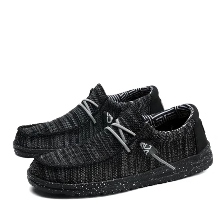 

Men‘s Casual Loafer Shoes Canvas Slip On Lightweight Comfortable Walking Shoes