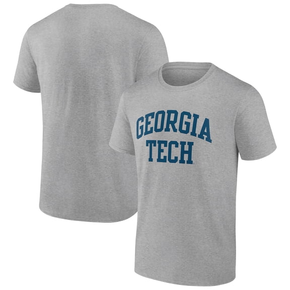 Men's Heather Gray Georgia Tech Basic Arch T-Shirt