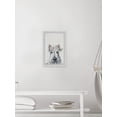 thumbnail image 4 of Parvez Taj White Dog Crown Framed Wall Art, 4 of 6