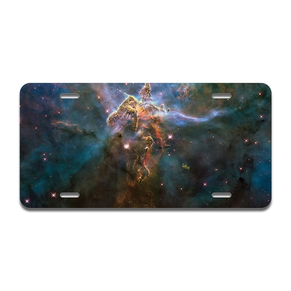Eagle Nebula Aluminum License Plate| License Plate 12" X 6" Fits Any Car, Truck, SUV, RV, or Trailer | Made in The USA