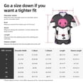 thumbnail image 5 of Lsque Sanrio Pattern Hawaiian Shirt for Men Unisex Summer Beach Casual Short Sleeve Cotton Linen Button Down Shirts-XX-Large, 5 of 6