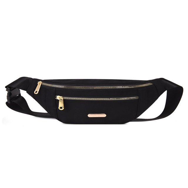 Women Pure Fanny Pack Oxford Cloth Messenger Chest Bag Phone Purses Coin Holder